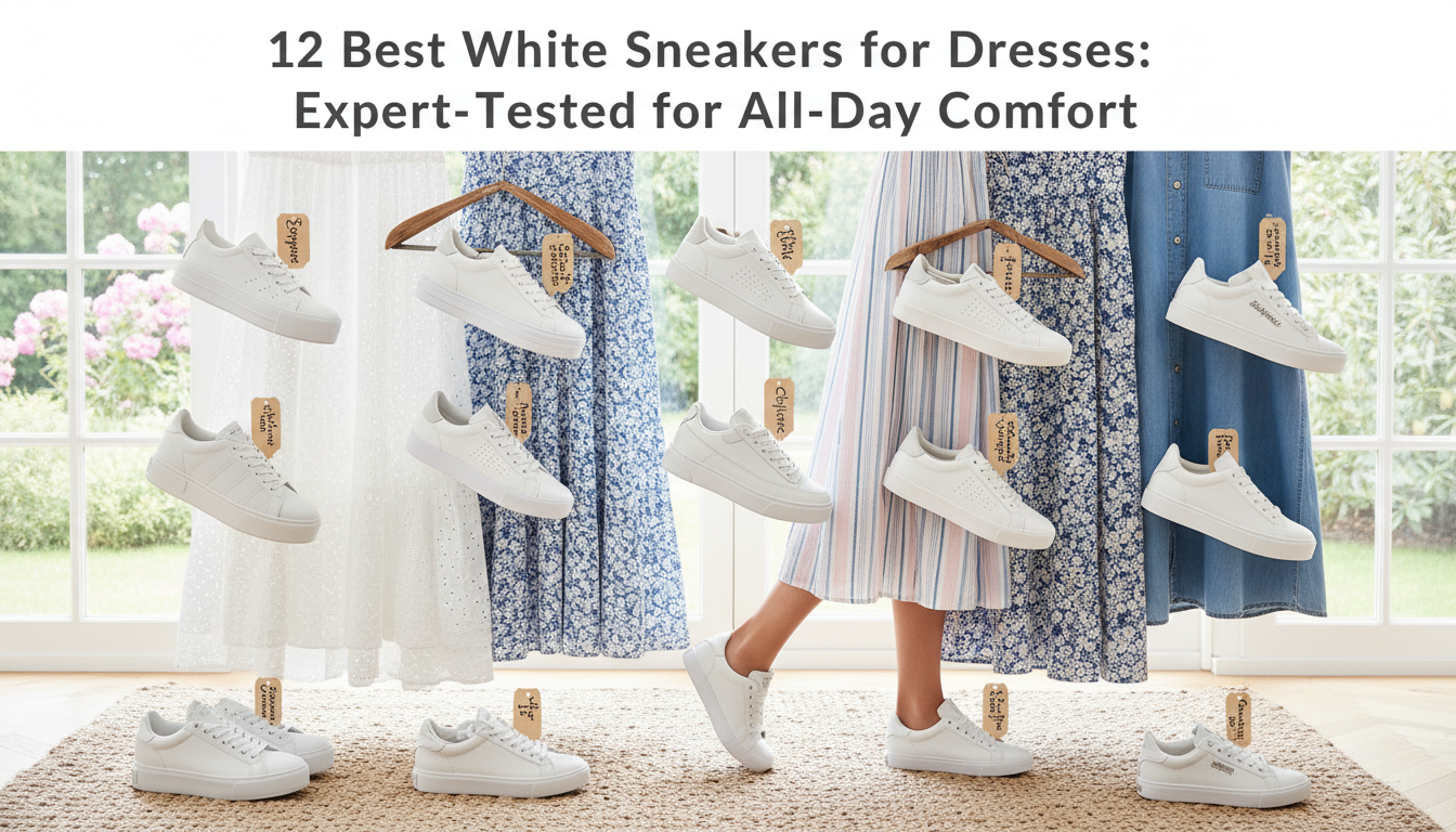 12 Best White Sneakers for Dresses: Expert-Tested for All-Day Comfort