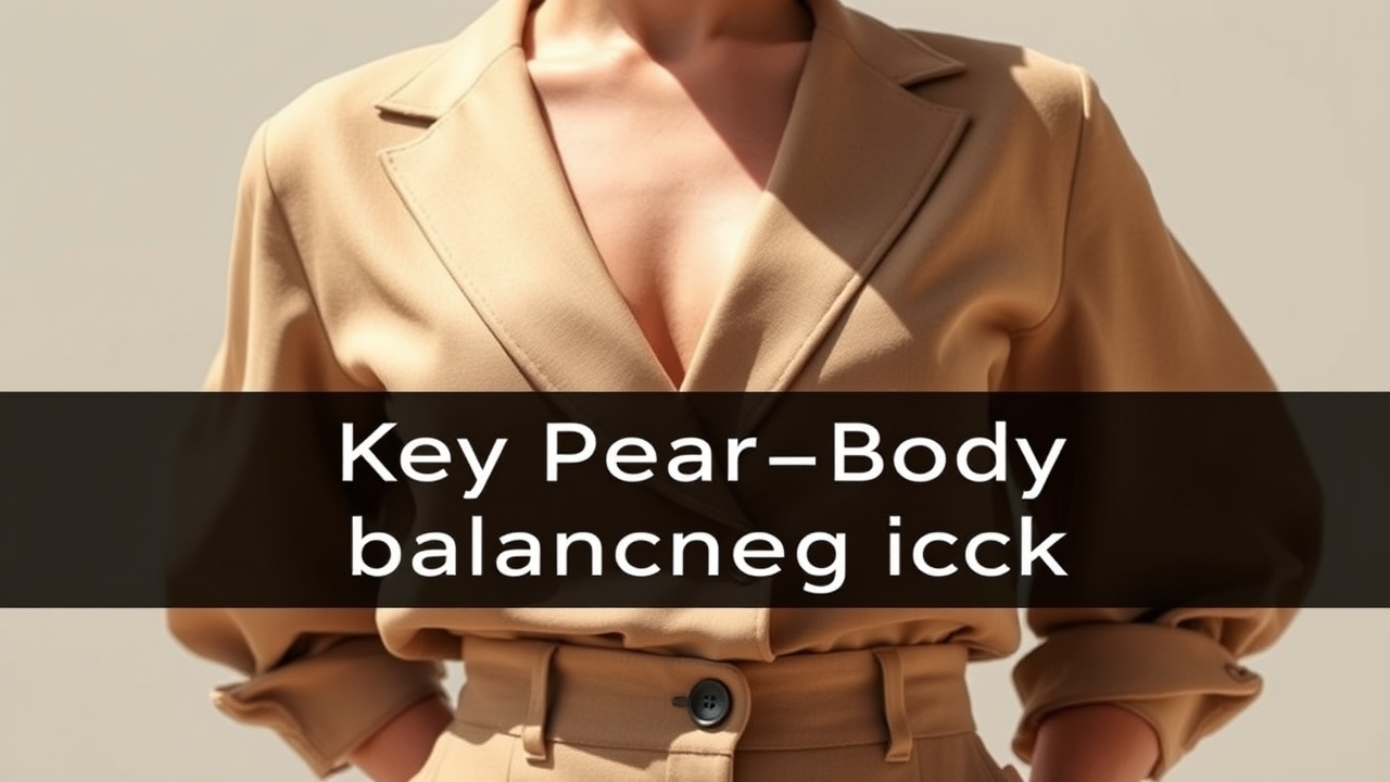 pear shape outfits highlight lower body with balanced tops