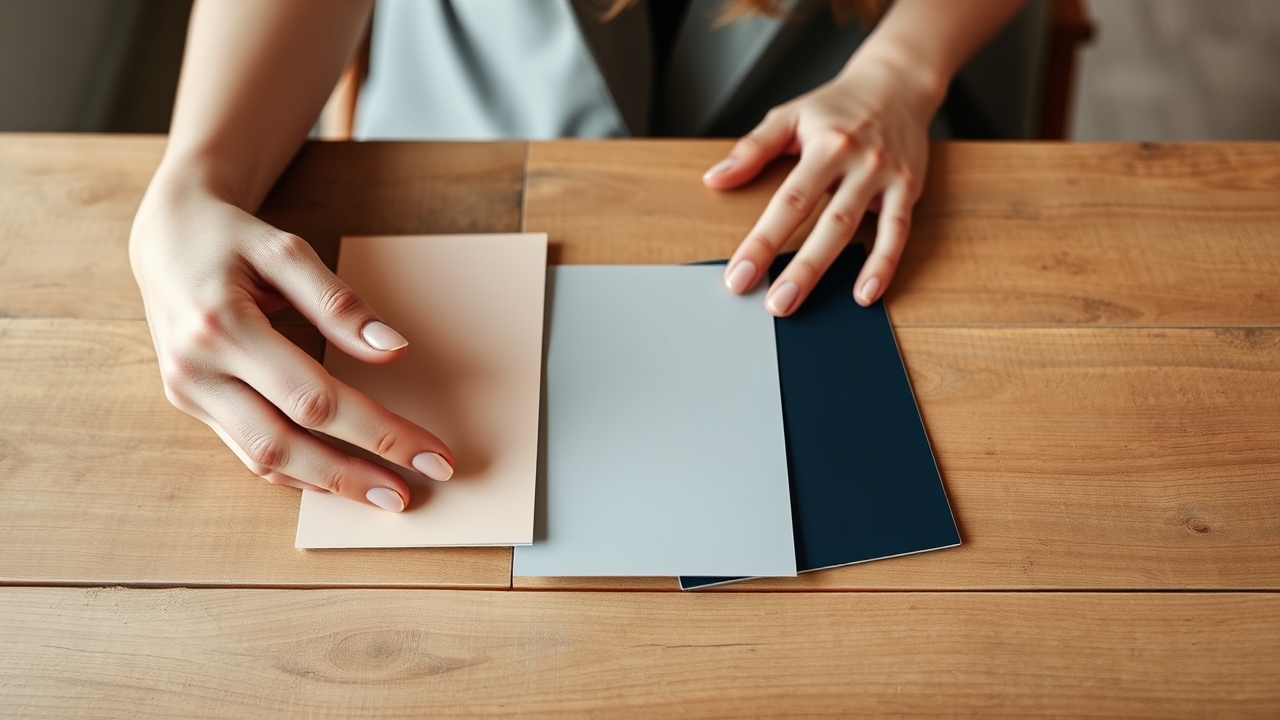 neutral wardrobe color palette details