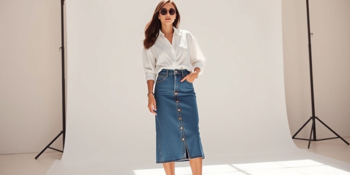 How to Style a Denim Skirt: Seasonal Tips & Outfit Ideas